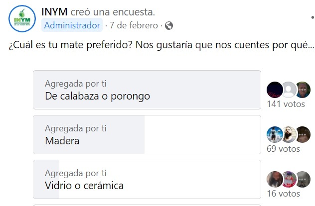 el mate preferido de los argentinos en facebook encuesta