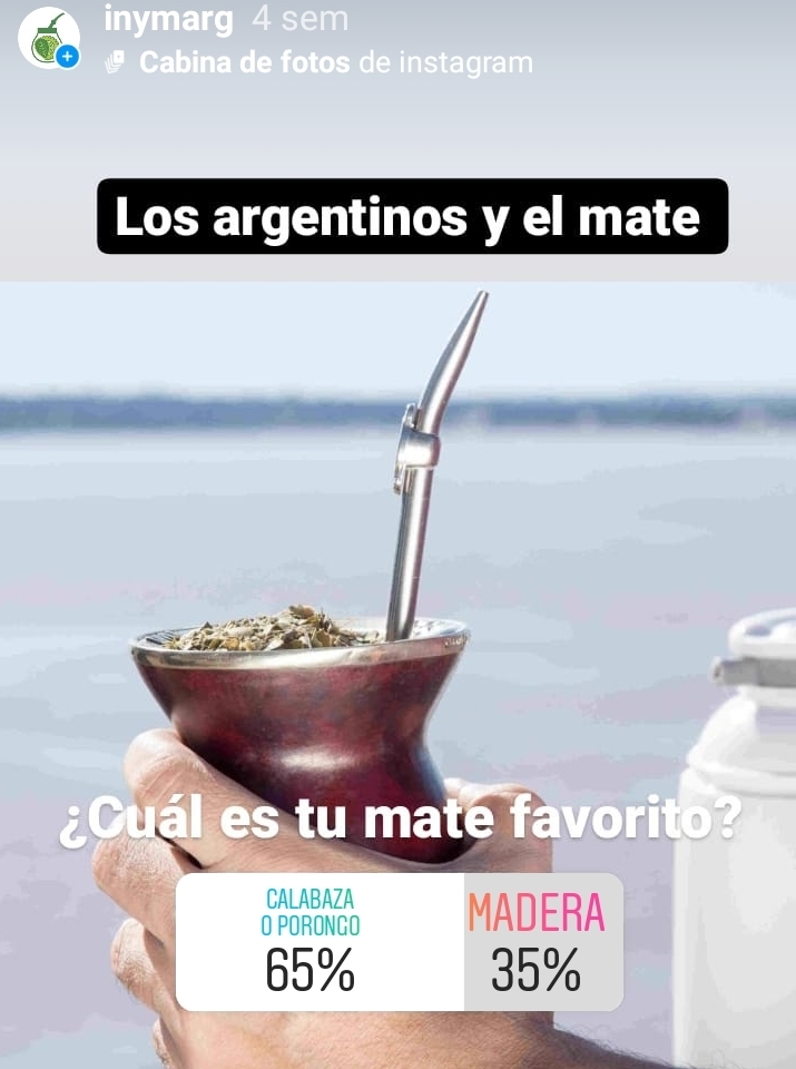 mate de porongo favorita en instagram