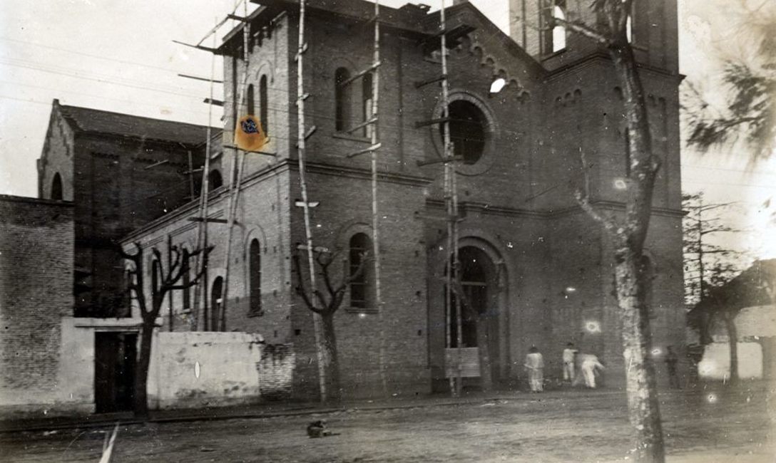 La catedral de San José, en construcción.Foto: www.misionestienehistoria.com.ar La catedral de San José, en construcción.Foto: www.misionestienehistoria.com.ar