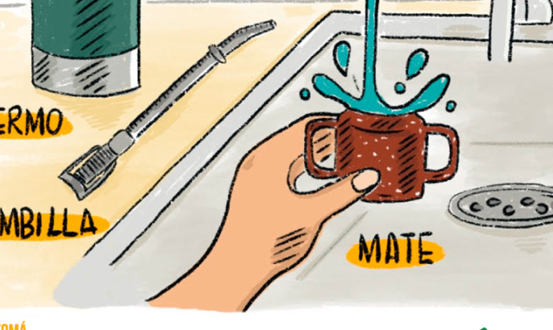 Pasos para limpiar correctamente tu mate de calabaza, madera o metal.