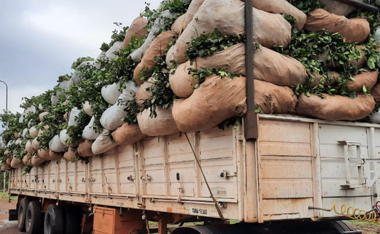Imagen de Camión secuestrado por violar protocolos del COVID 19
