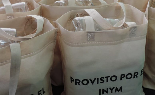 Imagen de Entregamos kits sanitarios para tareferos de Concepción de la Sierra