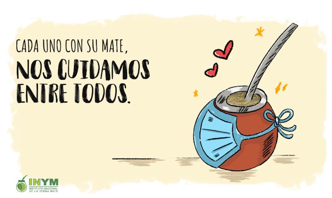 Cada uno con su mate: en tiempos de pandemia, consejos para disfrutar del mate individual. Cada uno con su mate: en tiempos de pandemia, consejos para disfrutar del mate individual.