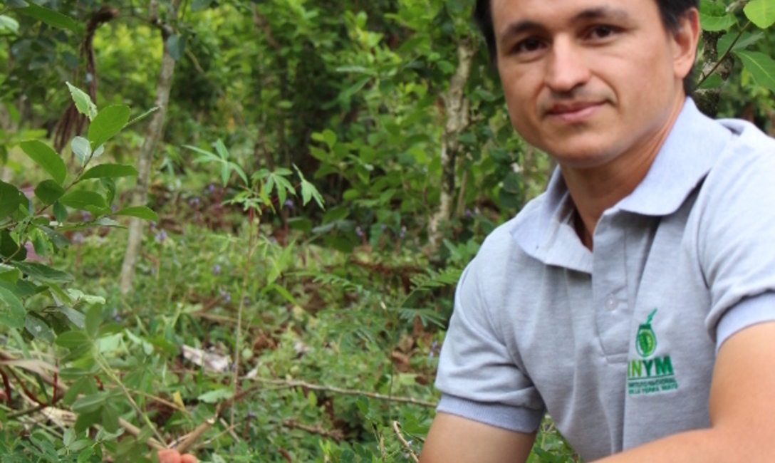 Pablo Herrera, técnico del Servicio de Extensión Yerbatera del INYM en la zona Centro de Misiones.