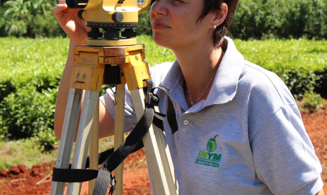 La ingeniera agrónoma Mara Schedler del Servicio de Extensión Yerbatera del INYM. La ingeniera agrónoma Mara Schedler del Servicio de Extensión Yerbatera del INYM.