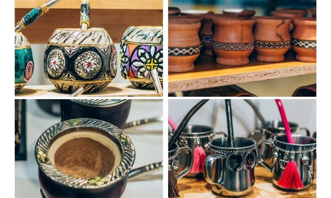 Variantes:Mates de porcelana, madera,calabaza o porongo y metal. Variantes:Mates de porcelana, madera,calabaza o porongo y metal.