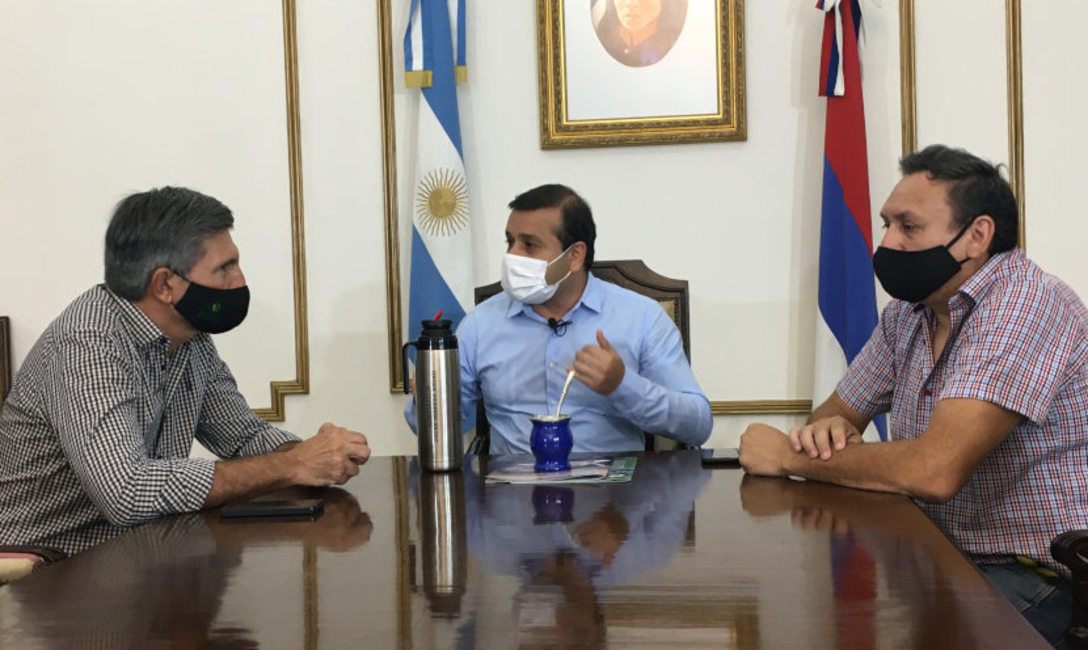 Imagen de Reuni&oacute;n de trabajo con el gobernador de Misiones, Oscar Herrera Ahuad