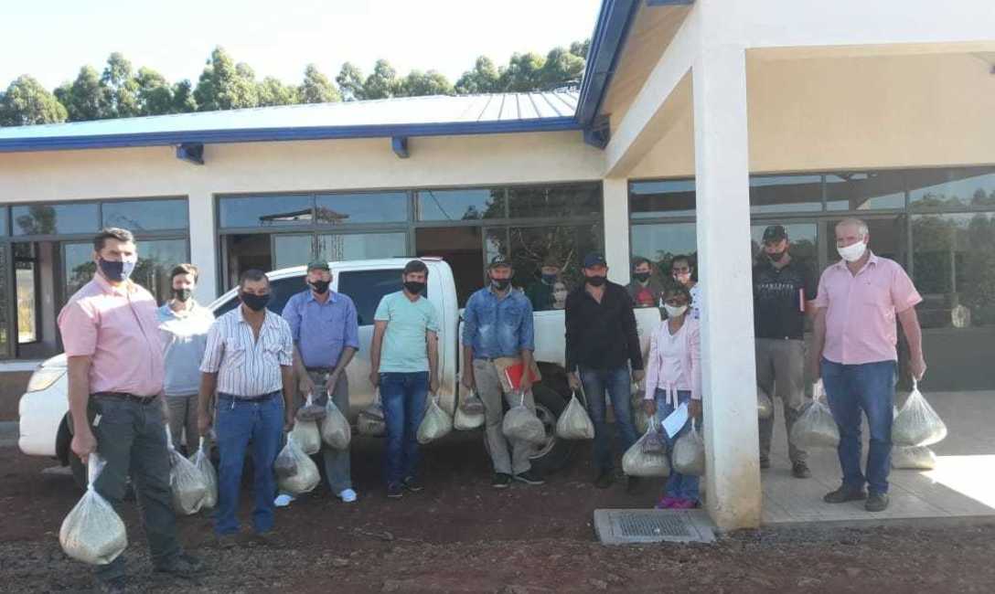 Entrega de semilas de cubiertas verdes