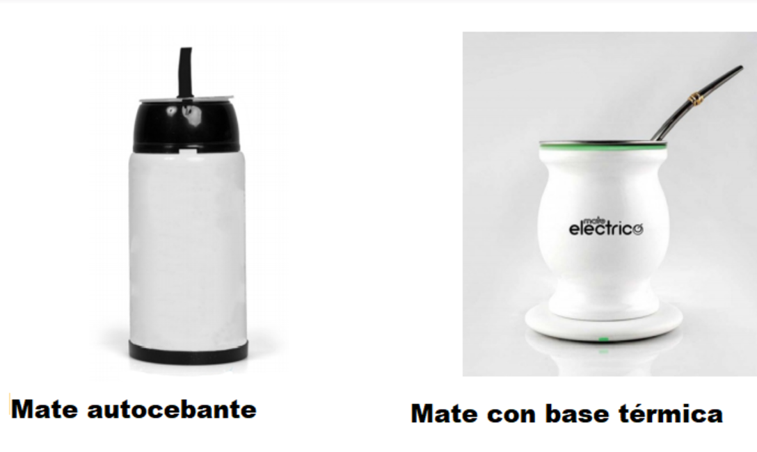 Mate autocebante; cuenta con un sistema integrado, mate, termo y bombilla. Mate con base térmica: mantiene la temperatura de la yerba. Mate autocebante; cuenta con un sistema integrado, mate, termo y bombilla. Mate con base térmica: mantiene la temperatura de la yerba.