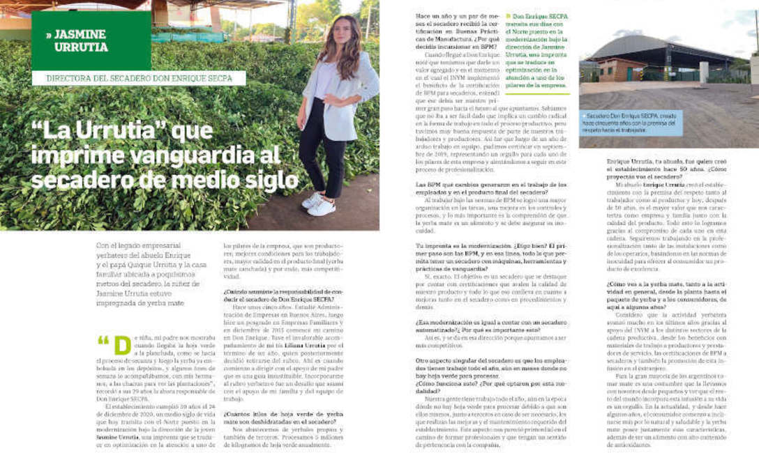 Jasmine es una de las protagonistas de la revista del INYM "Bien Nuestro Nº 35". Jasmine es una de las protagonistas de la revista del INYM "Bien Nuestro Nº 35".