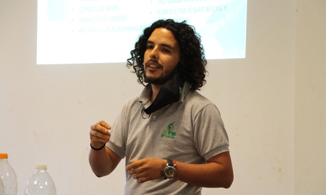 Daniel Fernandez, del Servicio de Extensi&oacute;n Yerbatero del INYM.