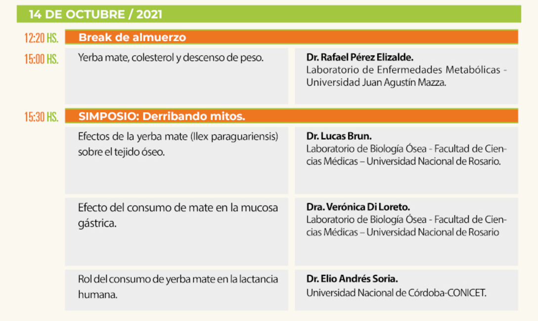 Imagen de En octubre, los &uacute;ltimos avances cient&iacute;ficos en yerba mate y salud