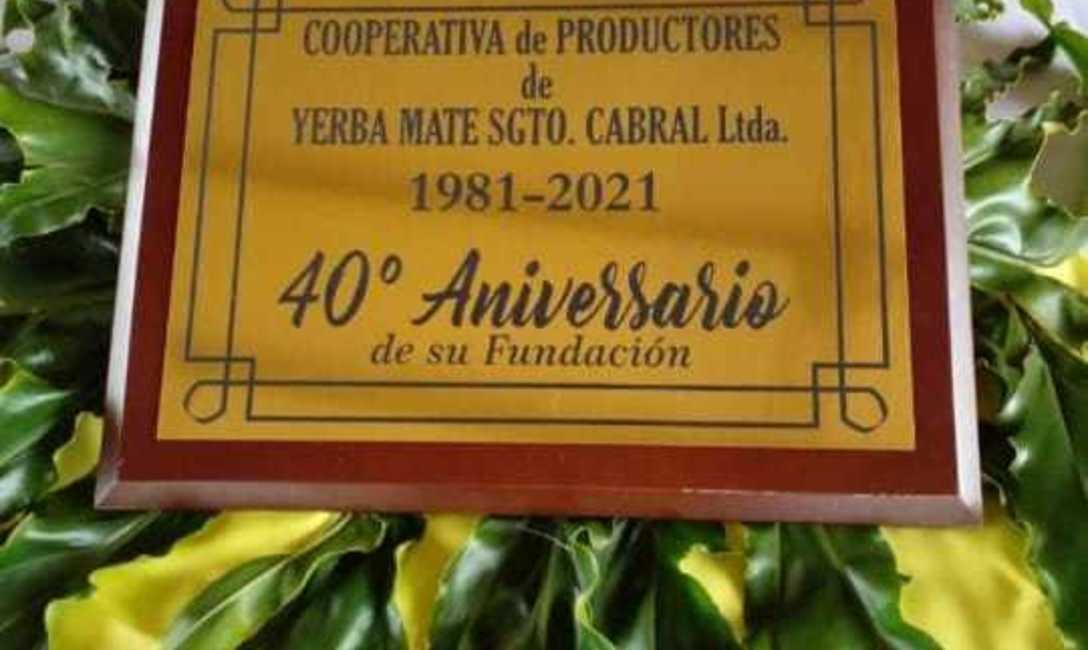 Imagen de Acompañamos la celebración de los 40 años de la Cooperativa Sargento Cabral Imagen de Acompañamos la celebración de los 40 años de la Cooperativa Sargento Cabral