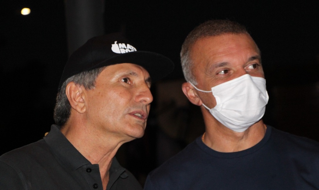 Juan José Szychowsky con Carlos Arce, vice gobernador de Misiones. Juan José Szychowsky con Carlos Arce, vice gobernador de Misiones.