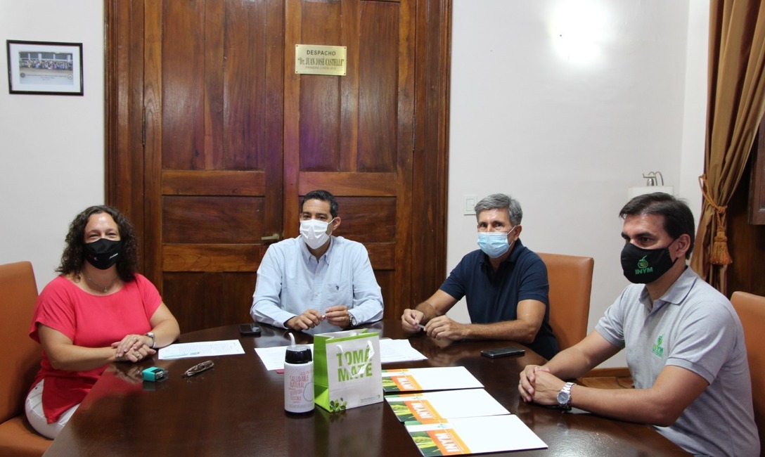 Imagen de Convenio entre INYM y Ministerio de Gobierno permitirá optimizar la base de datos de productores y superficie plantada de yerba mate Imagen de Convenio entre INYM y Ministerio de Gobierno permitirá optimizar la base de datos de productores y superficie plantada de yerba mate