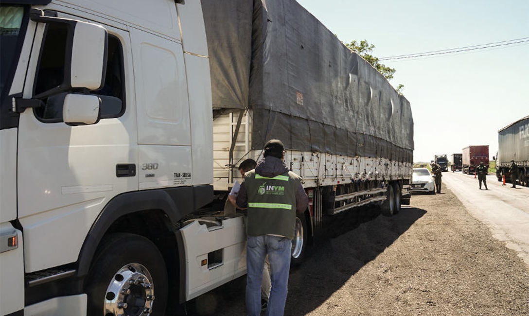 Imagen de Controles y decomisos de yerba mate en Santo Tom&eacute;