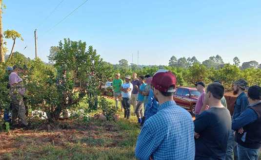 Imagen de Nueva jornada de capacitaci&oacute;n con productores de Jard&iacute;n Am&eacute;rica