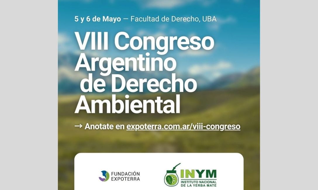 Imagen de El INYM estará presente en el VIII Congreso Argentino de Derecho Ambiental Imagen de El INYM estará presente en el VIII Congreso Argentino de Derecho Ambiental