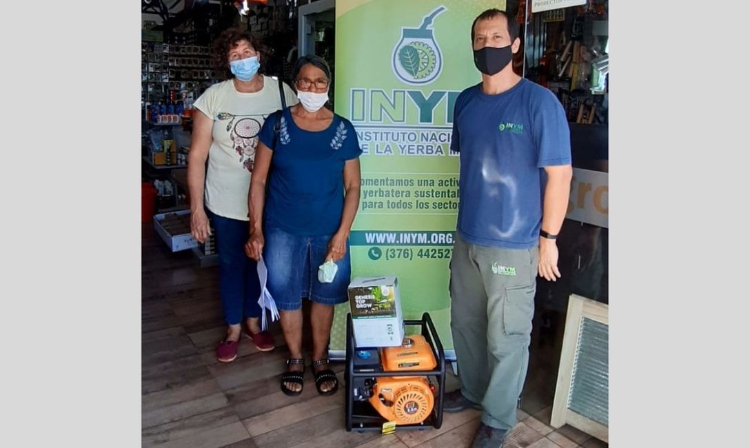 Imagen de Motobombas y tanques de reserva para productores de Dos de Mayo y Salto Encantado