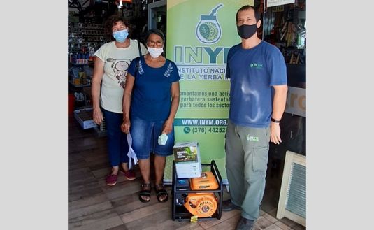 Imagen de Motobombas y tanques de reserva para productores de Dos de Mayo y Salto Encantado