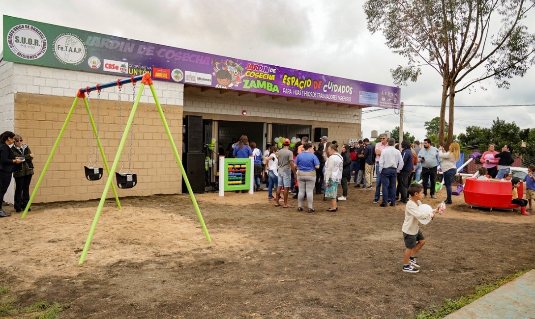Imagen de Se inauguró la primera guardería para hijos de tareferos Imagen de Se inauguró la primera guardería para hijos de tareferos