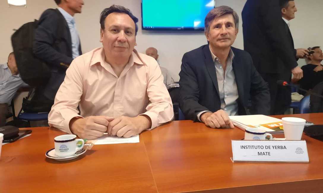 Ricardo Maciel y Juan José Szychowski en la reunión de la Comisión de Economías Regionales de la Cámara Baja Ricardo Maciel y Juan José Szychowski en la reunión de la Comisión de Economías Regionales de la Cámara Baja