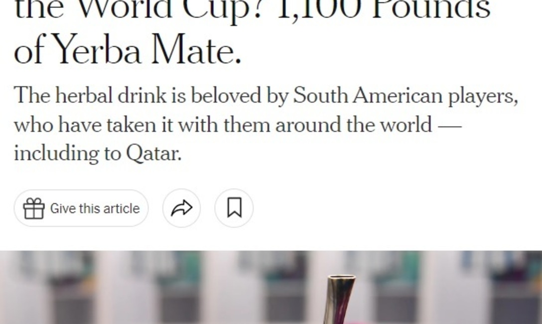 Imagen de El mate, la energía natural que acompaña a la Selección Argentina camino a la Copa del Mundo Imagen de El mate, la energía natural que acompaña a la Selección Argentina camino a la Copa del Mundo