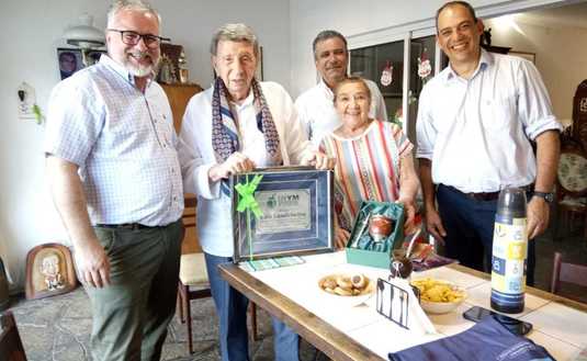 Imagen de El INYM reconoció la trayectoria de Luis Landriscina y su aporte a la difusión de la cultura matera