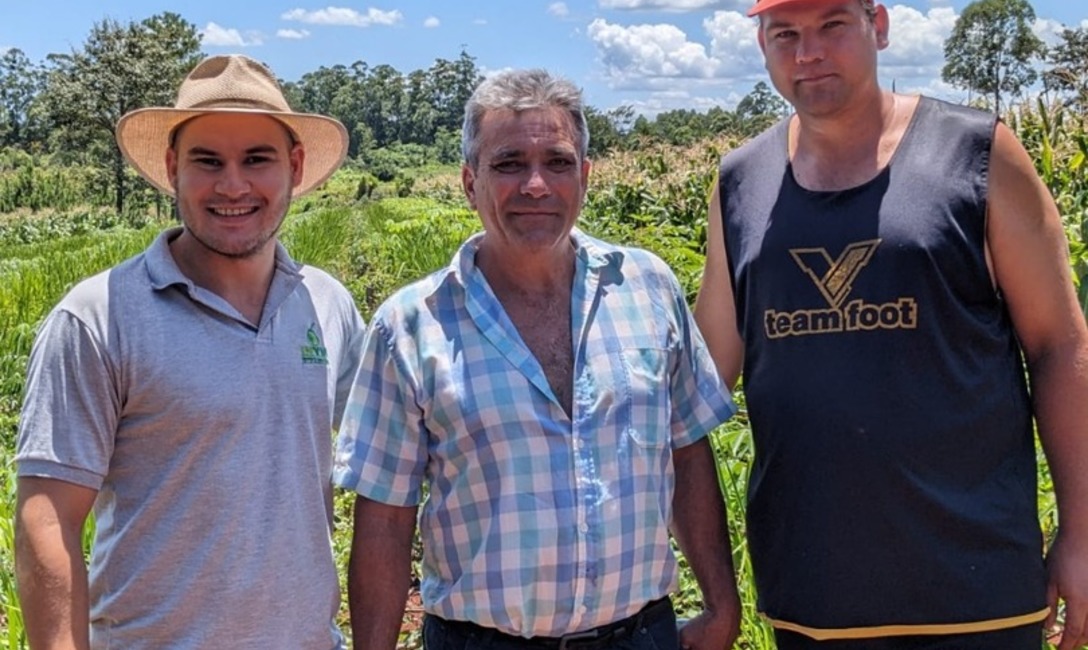 Imagen de Yerbales sustentables y agua, temas de la visita del INYM a productores de 25 de Mayo