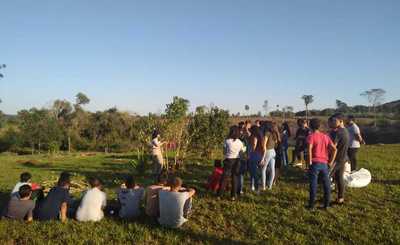 Imagen de Jornada con estudiantes de la EFA de Mojón Grande Imagen de Jornada con estudiantes de la EFA de Mojón Grande