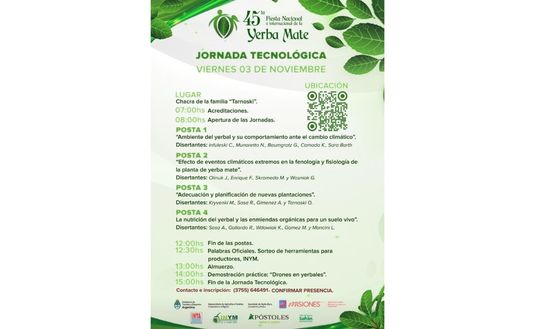 Imagen de Jornada Tecnológica de Yerba Mate
