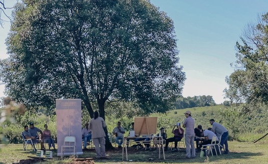 Imagen de Jornada de capacitación con productores de El Soberbio sobre manejo de suelo y fertilización