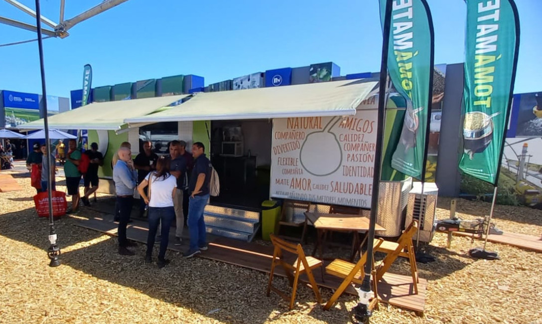 Imagen de La yerba mate estuvo presente en Expoagro 2024