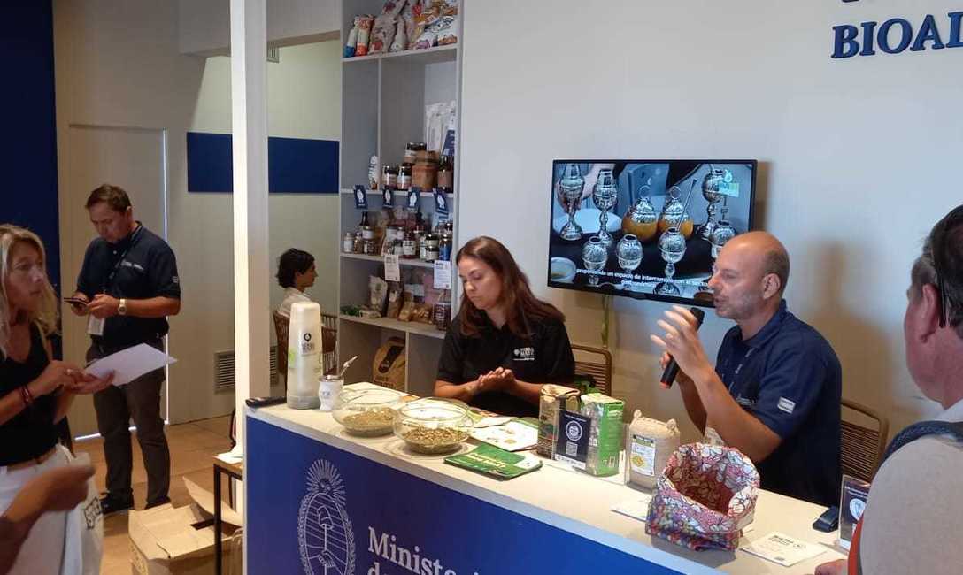 Imagen de La yerba mate estuvo presente en Expoagro 2024