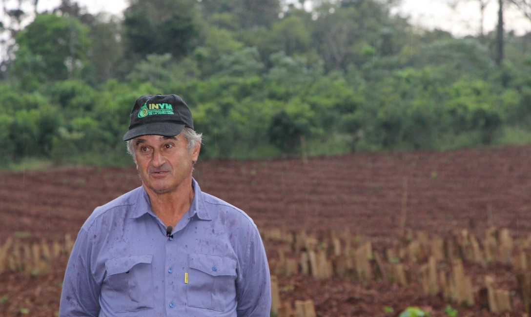 Mario Novosak, Buen Productor Yerbatero 2020, en Colonia Yapeyú, Misiones. Mario Novosak, Buen Productor Yerbatero 2020, en Colonia Yapeyú, Misiones.