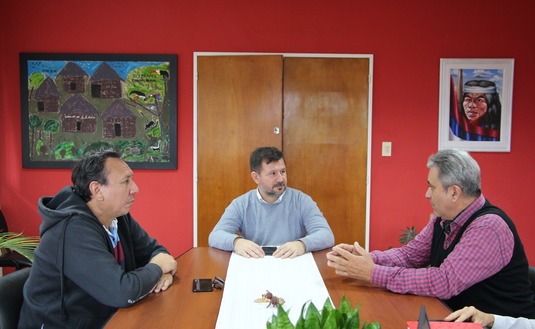 Imagen de Reunión para avanzar con el programa Mate en la Escuela