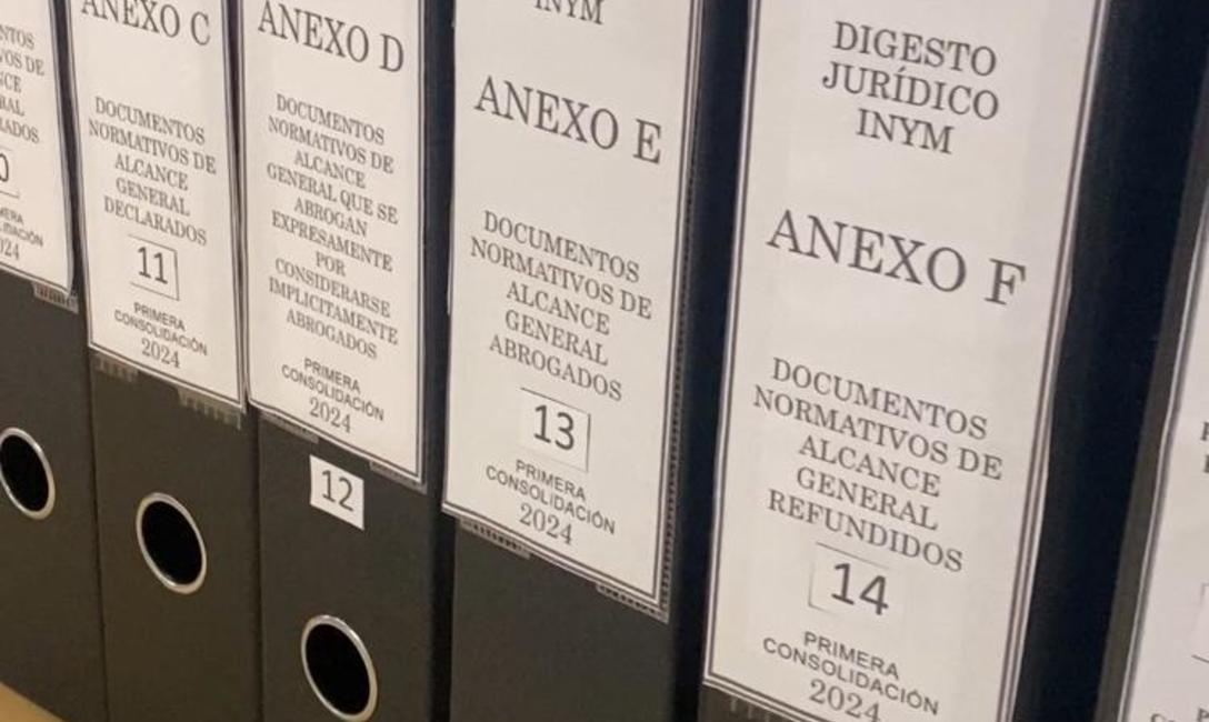 Imagen de El INYM presentó su Digesto Jurídico Imagen de El INYM presentó su Digesto Jurídico