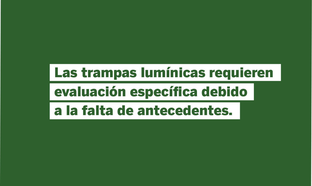 Imagen de Trampas lumínicas para identificar posibles plagas en yerbales Imagen de Trampas lumínicas para identificar posibles plagas en yerbales