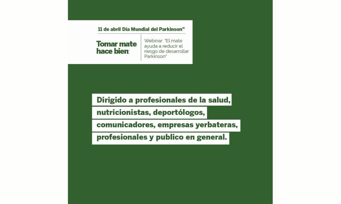 Imagen de En el Día Mundial del Parkinson, científicos argentinos cuentan cómo el Mate reduce el riesgo de desarrollar la enfermedad Imagen de En el Día Mundial del Parkinson, científicos argentinos cuentan cómo el Mate reduce el riesgo de desarrollar la enfermedad