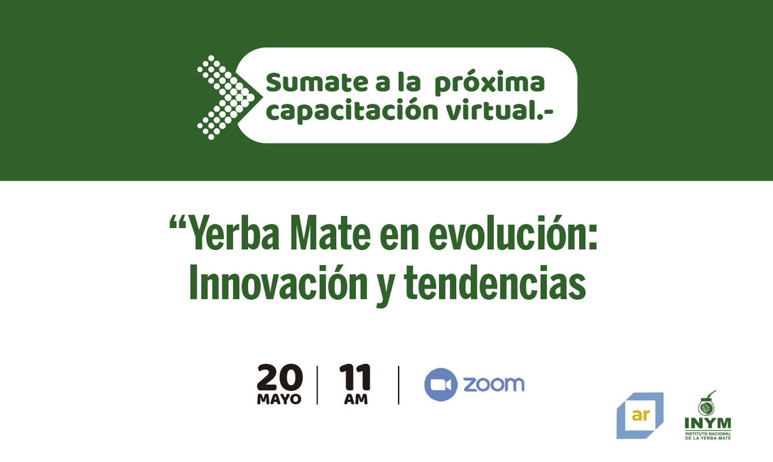 Imagen de El martes, capacitación sobre “Yerba Mate en evolución: innovación y tendencias Imagen de El martes, capacitación sobre “Yerba Mate en evolución: innovación y tendencias