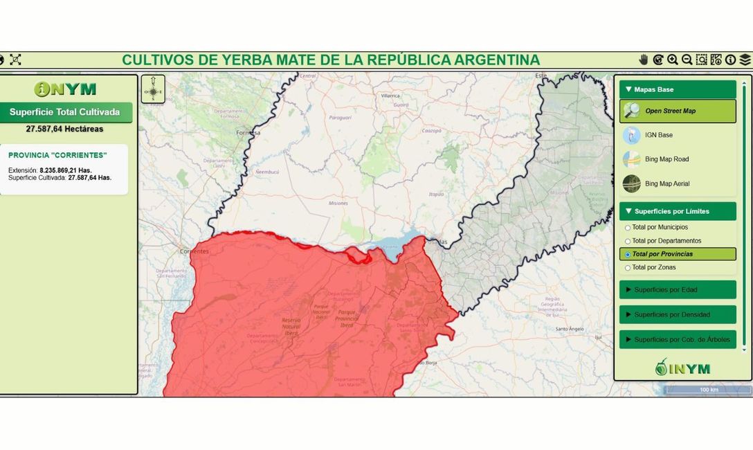 Imagen de El INYM creó el primer mapa interactivo de yerba mate de la Argentina Imagen de El INYM creó el primer mapa interactivo de yerba mate de la Argentina