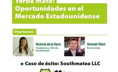 Imagen de Webinar “Yerba mate: oportunidades en el mercado estadounidense” Imagen de Webinar “Yerba mate: oportunidades en el mercado estadounidense”