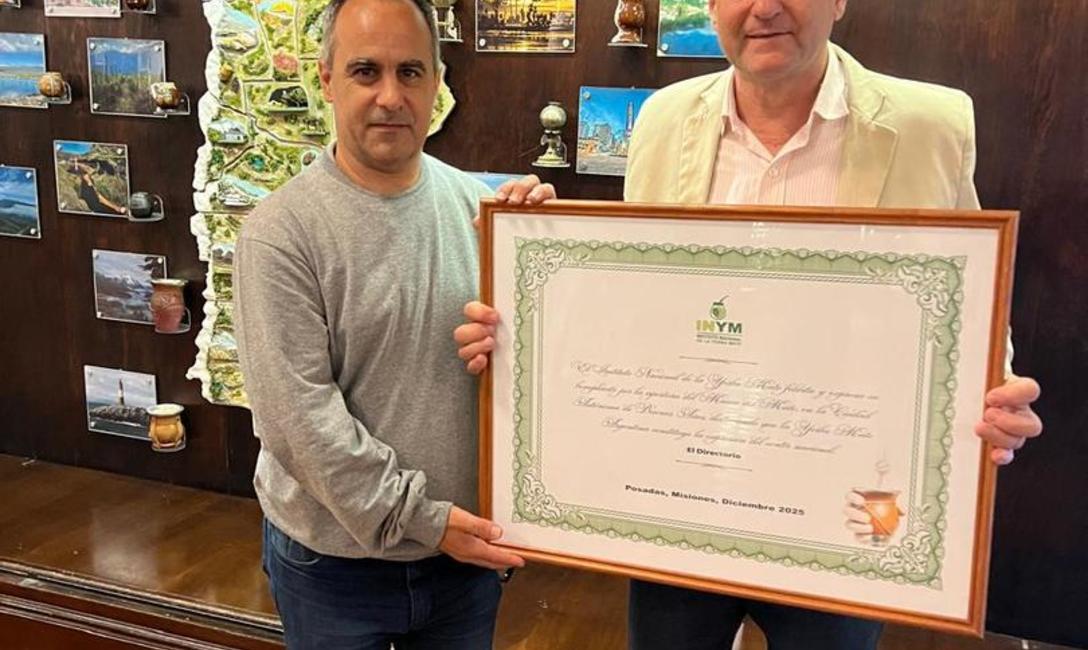 Imagen de Reconocimiento del INYM al Museo del Mate en Buenos Aires Imagen de Reconocimiento del INYM al Museo del Mate en Buenos Aires