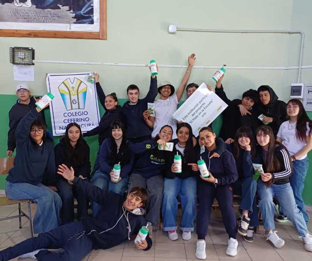 Imagen de El Mate en la Escuela, presente con 21 marcas de yerba mate en 48 colegios de la Argentina