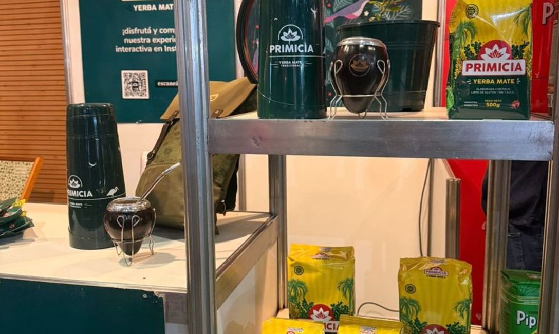 Imagen de La yerba mate estuvo presente en la principal feria de distribuidores y mayoristas de alimentos del pa&iacute;s